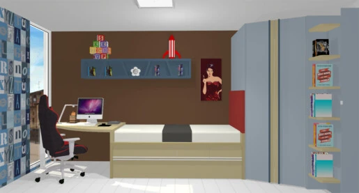 Render 3D juvenil compacto Magia